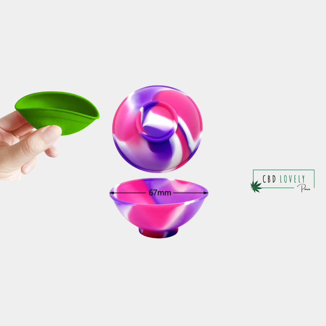 Bol à mélanger Silicone 1 Bol a mix silicone | CBD LOVELY Paris