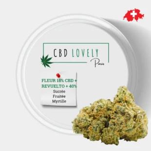 FLEUR CBD REVUELTO + 40% BLUEBERRY | CBD LOVELY Paris®